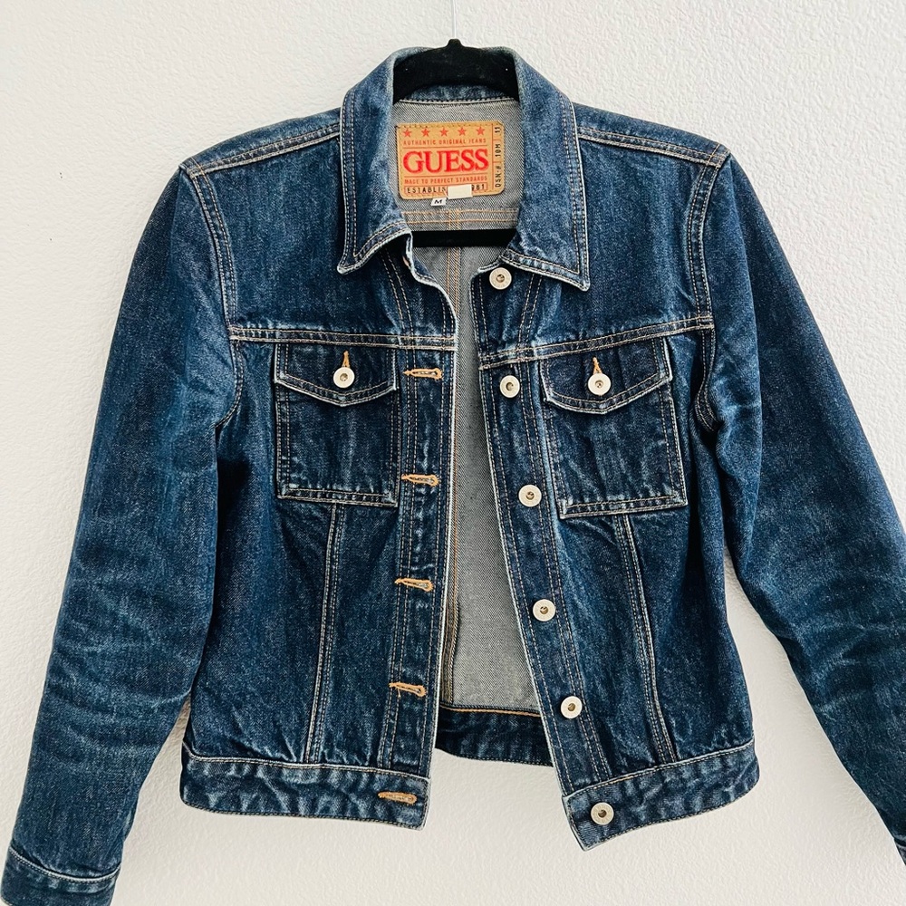 Guess- Dark Blue Jean Jacket